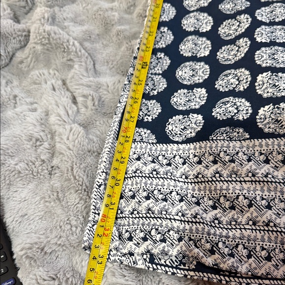 Jessica Simpson Navy and White Wide Leg Pants - Picture 4 of 4